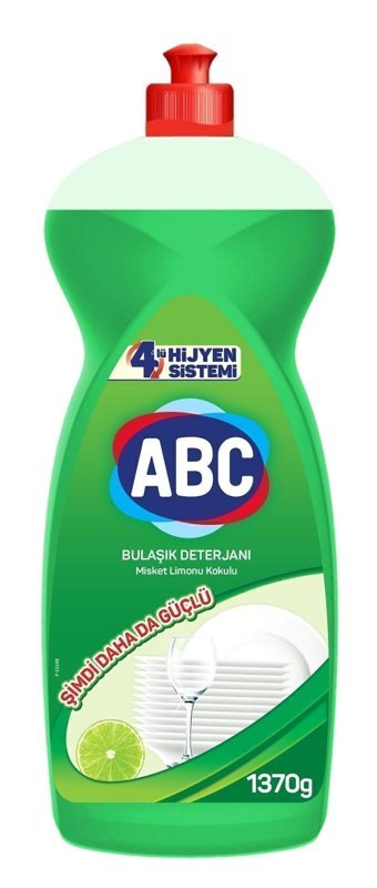 ABC Limon Kokulu El Bulaşık Deterjanı 4x1.37 lt