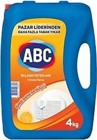ABC Portakal Kokulu El Bulaşık Deterjanı 4 lt