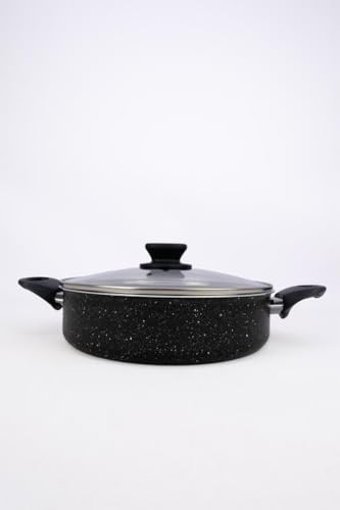 Digithome Mehtap C320.006 Cam 2 Parça 26 cm Granit Basık Karnıyarık Tenceresi