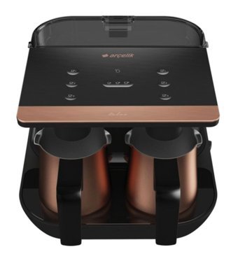 Arçelik Telve Premium Hazneli Fincan Siyah Türk Kahvesi Makinesi