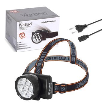 Watton Wt-701 Basmalı 500 Lümen LED Şarjlı Kafa Feneri