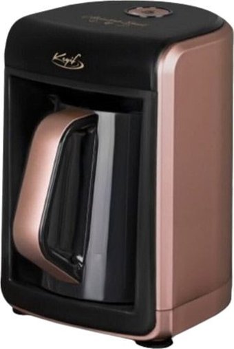 Abdullah Efendi Keyif E-220 1 Hazneli 4 Fincan Közde Kahve Tadında 535 W Rose Gold Türk Kahvesi Makinesi