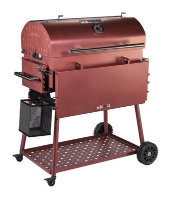 Igrıll Elite 740 Kömürlü Bacasız Kapaklı Dikdörtgen Tekerlekli Ayaklı Barbekü