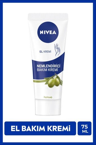 Nivea Zeytinyağlı Tüm Ciltler Organik Vegan Parfümlü El Kremi 75 ml