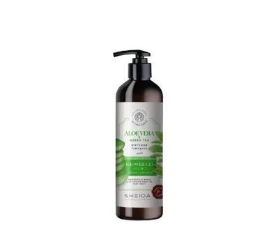 Sheida Active Shine Aloe Vera-Yeşil Çay Nemlendirici Vegan Duş Jeli 500 ml