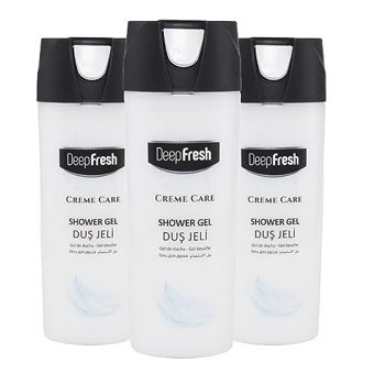 Deep Fresh Cream Care Baobap Yağı Nemlendirici Vegan Duş Jeli 3x500 ml