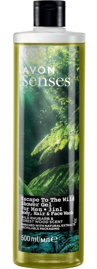 Avon Senses Escape to the Wild Nane Özü Vegan Duş Jeli 500 ml