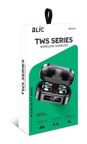 Acl Blic Blb-15 Kulak İçi Kablosuz Bluetooth Kulaklık Siyah