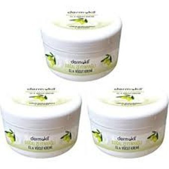 Dermokil Zeytinyağlı Tüm Ciltler Organik Vegan Parfümlü El Kremi 3×220 ml