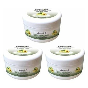 Dermokil Avokadolu Tüm Ciltler Organik Vegan Parfümlü El Kremi 3×220 ml