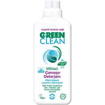 Green Clean Bitkisel 1000 ml Sıvı Çamaşır Deterjan