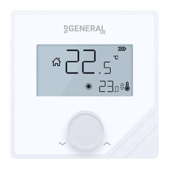 General Mıtra 25s 60 Derece 0.1 Derece Hassasiyet Akıllı Kablosuz Dijital Termostat