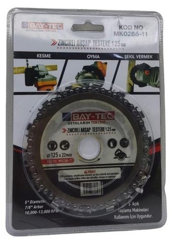 Bay-tec 125 mm Açılı Kesim Elektrikli Daire Testere