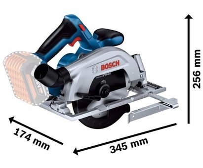 Bosch GKS 06016C1223 18 V 5000 devir/dk 165 mm Açılı Kesim Kablosuz Akülü Şarjlı Daire Testere