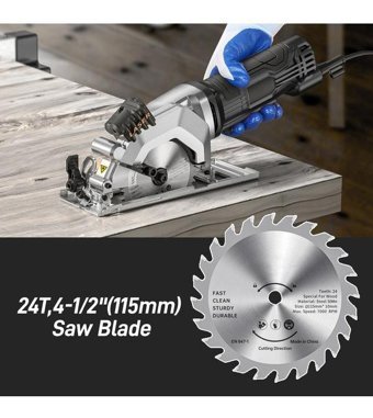 Hallow E21612EU 880 W 3500 devir/dk 115 mm Açılı Kesim Kablolu Elektrikli Daire Testere