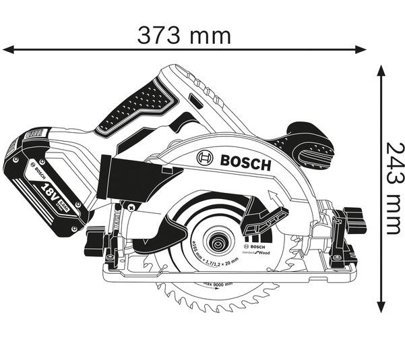 Bosch GKS 06016a2101 18 V 3400 devir/dk 165 mm Açılı Kesim Kablosuz Akülü Şarjlı Daire Testere