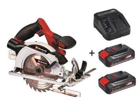 Einhell TE-CS 18 V 4200 devir/dk 165 mm Açılı Kesim Kablosuz Akülü Şarjlı Daire Testere + 2 x 2.5 Ah Starter Kit