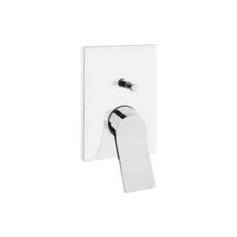 Vitra Memoria A42284 Krom Çiftli Çevirmeli Ankastre Kare Banyo Bataryası Gümüş