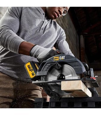 Cat DX53BC 18 V 5500 devir/dk 185 mm Açılı Kesim Kablosuz Akülü Şarjlı Daire Testere