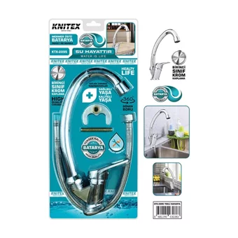 Vitra Ktx-2895 Krom Tekli Aç Kapa Solo Kuğu Banyo Bataryası Gümüş