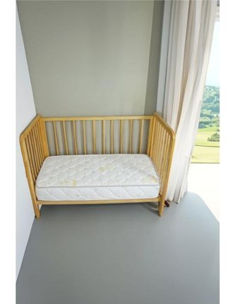 Buddy Dikdörtgen Sünger Ortopedik 80x160 cm Anne Yanı Bebek Yatağı