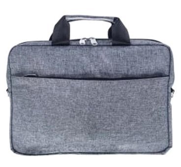 Plm Canyoncase Düz İki Gözlü Kumaş 15 inç Laptop Kılıfı Gri