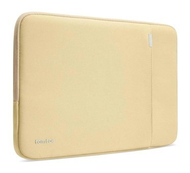 Tomtoc Defender-A13 Baskılı Tek Gözlü Polyester 16 inç Laptop Kılıfı Sarı