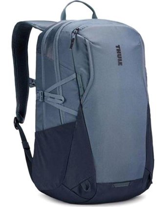 Thule Enroute Baskılı İki Gözlü Kumaş Sırt Çantası Laptop Çantası Mavi - Lacivert