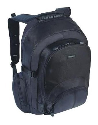 Targus Cn600 Düz Dört Gözlü Polyester 15.4 inç Sırt Çantası Laptop Çantası Siyah
