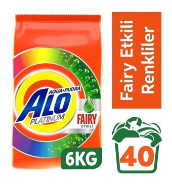 Alo Platinum Renkliler İçin 40 Yıkama Toz Deterjan 6 kg