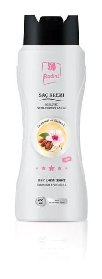 Radins Besleyici Nemlendirici Pantenol Vitamin E Kadın Saç Kremi 600 ml