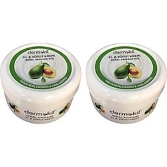 Dermokil Avokadolu Tüm Ciltler Organik Vegan Parfümlü El Kremi 2×220 ml