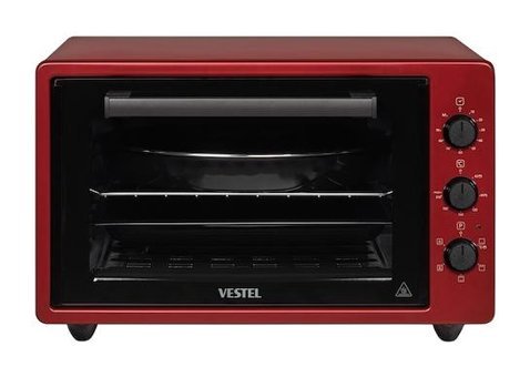 Vestel MF 42 MK 42 lt Izgaralı Mini Fırın Kırmızı