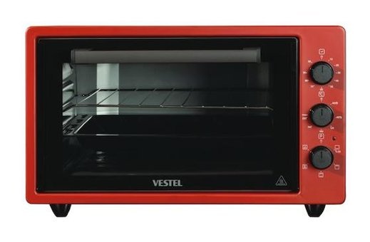 Vestel MF 42 MK 42 lt Izgaralı Mini Fırın Kırmızı