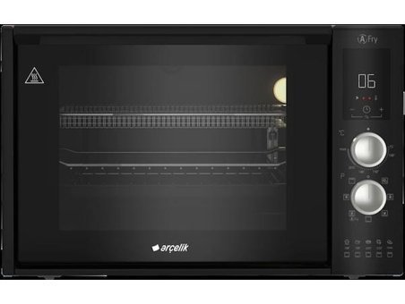 Arçelik Mf 30 QBK AF 30 lt Izgaralı Dijital Fanlı Mini Fırın Bordo