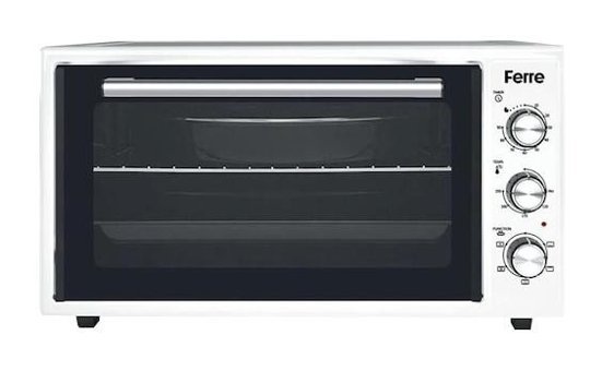 Ferre 45 lt Izgaralı Fanlı Mini Fırın Beyaz