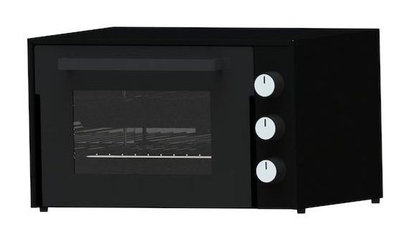Kaisareia 45 lt Izgaralı Mini Fırın Siyah