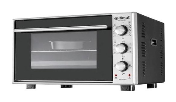 İtimat I-28TTFL 8022 50 lt Izgaralı Fanlı Mini Fırın Gri-Siyah