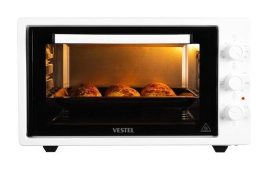 Vestel MF 42 MB 42 lt Izgaralı Mini Fırın Beyaz