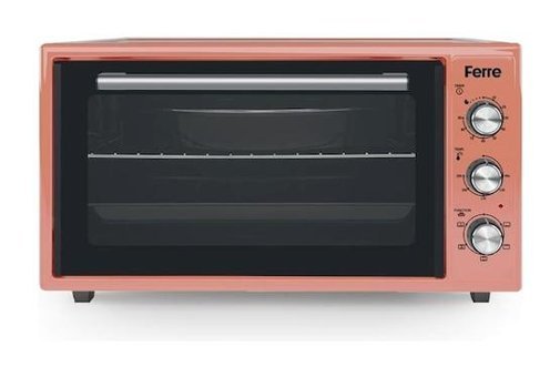 Ferre 45 lt Izgaralı Fanlı Mini Fırın Rose