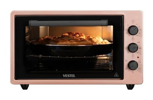 Vestel MF 42 MR 42 lt Izgaralı Mini Fırın Pembe
