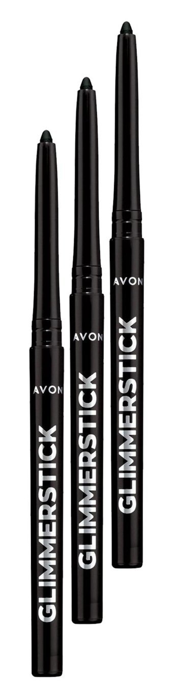 Avon Glimmersticks Asansörlü Mat Akmayan Siyah Göz Kalemi 3 Adet