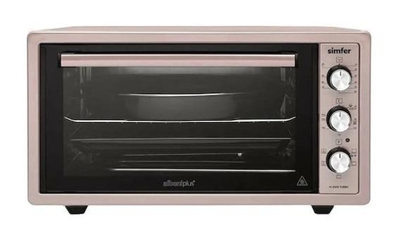Simfer M4509 45 lt Izgaralı Fanlı Midi Fırın Rose Gold