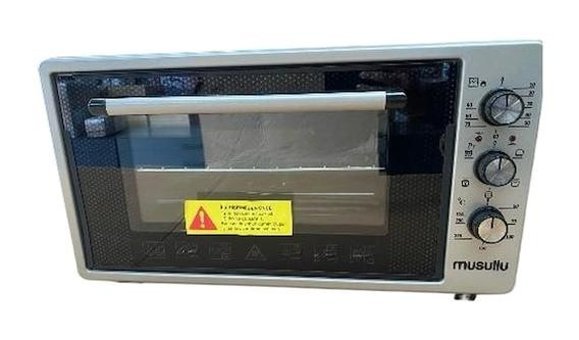Musullu MF-1550 50 lt Izgaralı Fanlı Midi Fırın Gri