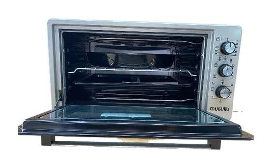 Musullu MF-1550 50 lt Izgaralı Fanlı Midi Fırın Gri
