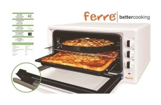 Ferre MF42 42 lt Izgaralı Midi Fırın Beyaz
