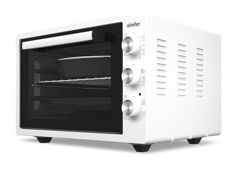 Simfer 4242 42 lt Izgaralı Fanlı Midi Fırın Beyaz