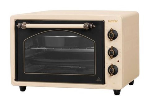 Simfer 3495 34 lt Izgaralı Rustik Midi Fırın Bej