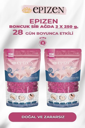 Epizen Soyulabilir Pudralı Hassas Ciltler İçin Boncuk Ağda 2x250 gr