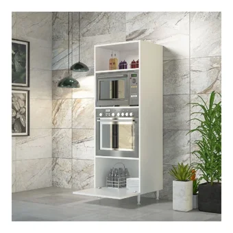 Modilayn Papatya 1 Kapaklı 3 Raflı Çok Amaçlı Dolap Beyaz 168 x 59.6 x 43 cm